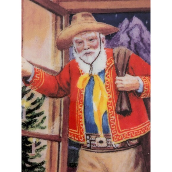 Lenox International Victorian Santa Christmas Ltd Ed Plate Collection Chile 2004 - Picture 4 of 12